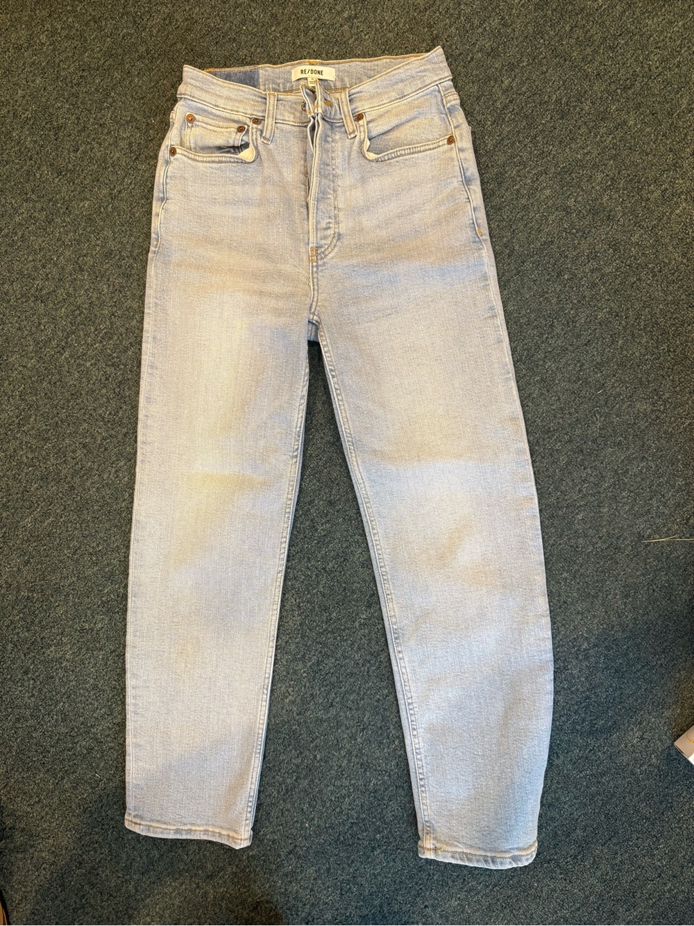 RE/DONE Light Wash Jeans - Light Blue